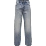 Jeans - Loose Fit - Vintage Wassing - Mid Waist - Gulp met Knopen
