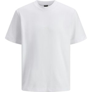 Jack&Jones - Jcotarac Fabric Tee - T-shirt - Wit - Korte Mouwen