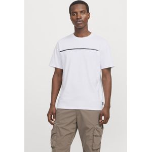 Jack & Jones - JCOFUSION FULL BRANDING TEE - T-shirt - Bright white