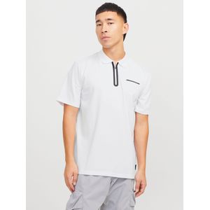 Poloshirt - Katoen - Geribbelde Kraag - Logoprint - Normale Pasvorm