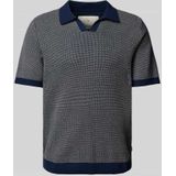 JACK & JONES Premium - CEASTON - Poloshirt - Regular Fit - V-hals