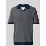 JACK & JONES Premium - CEASTON - Poloshirt - Regular Fit - V-hals