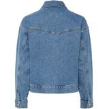 Pieces - Elma - Spijkerjas - Denim - Blauw - 79% Katoen