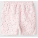 Korte Broeken - Regular Fit - Broderie Anglaise - Verstelbare Taille - Elastische Taille