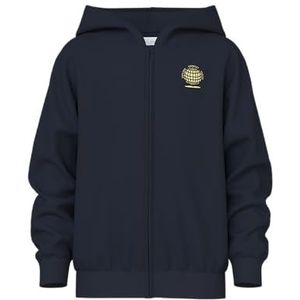 Name it kids Nkmvallen Ls Nreg SWE Card Wh Bru voor jongens, Dark Sapphire, 122-128, Dark Sapphire