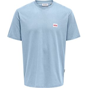 ONLY&SONS - ONSDAWSON REG SS TEE - T-shirt - Blauw - Katoen