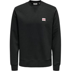 Only & Sons - ONSDAWSON - Sweatshirt - Rood/Zwart/Wit