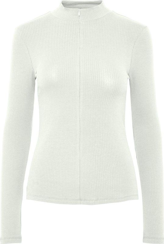 Pieces - Pckitte Zip Ls t-Neck Top Jrs Noos Bc - Dames - Blouses