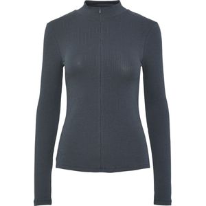 Pieces - Pckitte Zip Ls t-Neck Top Noos Bc - Dames - Blouses