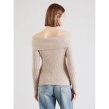 ONLY - ONLKATIA LIFE LS OFF SHOULDER - Dames - Gebreide Pullover - Zwart - Regular Fit