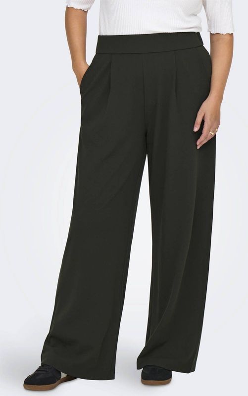 ONLY CARMAKOMA wide leg high waist casual broek