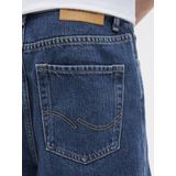 Bermuda - Blue Denim - Regular Fit - Wijd - Normale Taillehoogte