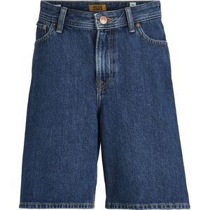 Bermuda - Blue Denim - Regular Fit - Wijd - Normale Taillehoogte