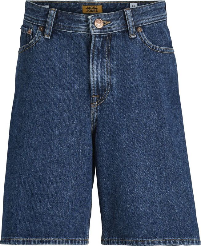 Bermuda - Blue Denim - Regular Fit - Wijd - Normale Taillehoogte