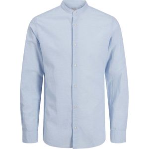 Jack & Jones Overhemd - Chambray Blue - Katoen - Lange Mouwen - Slim Fit