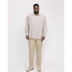 Overhemd - JJEBREEZE - Katoen - Regular Fit - Lange Mouw - Mélange