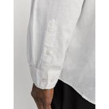 Overhemden - Effen - Katoen - Lange Mouwen - Regular Fit