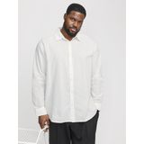 Overhemden - Effen - Katoen - Lange Mouwen - Regular Fit