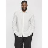 Overhemden - Effen - Katoen - Lange Mouwen - Regular Fit