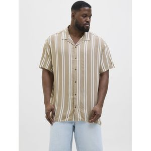 Overhemd - EJEFF - Gestreept - Comfort Fit - Kwartmouw