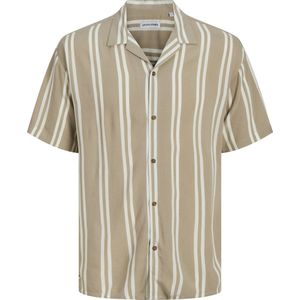 Overhemd - Gestreept - Viscose - Comfort Fit - Kwartmouw