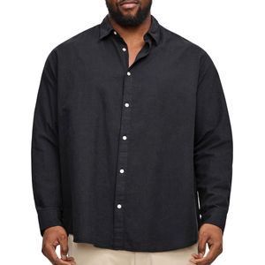 Overhemd - Effen - Katoen - Lange Mouw - Regular Fit