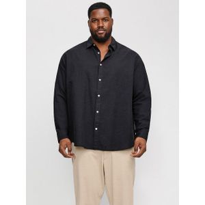 Jack & Jones - JJEBREEZE - Overhemd - Blauw - Linnen/Katoen