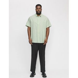 Popeline - Overhemd - Korte Mouwen - Plus-Size - Regular Fit