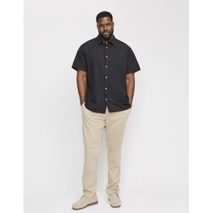 Overhemd - Lichtblauw - Popeline - Plus-Size - Korte Mouwen