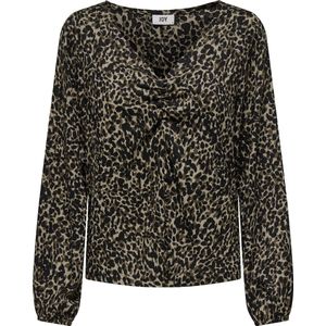 Blousetop - Allover Print - Regular Fit - 99% Polyester, 1% Elastaan