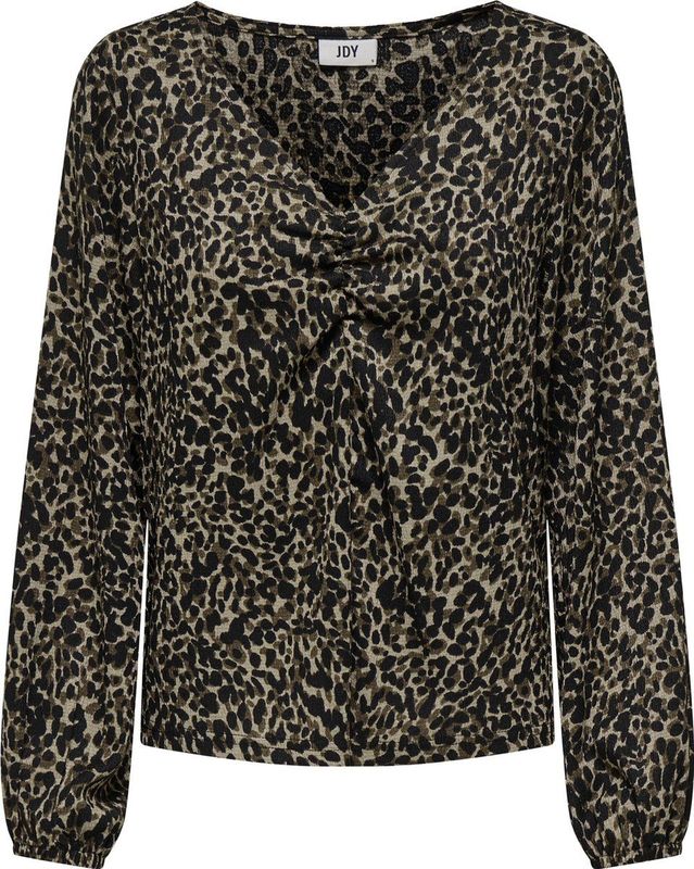 Jacqueline de Yong - Julia - Blousetop - V-hals - Allover Print