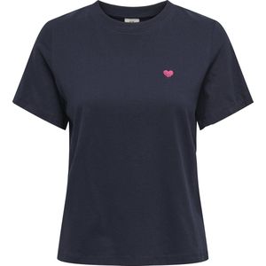 JDY - T-shirts - Katoen - O-hals - Korte Mouwen - Regular Fit