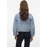 VERO MODA VMSILKA DNM SHACKET YO367 Dames Denim jas - Light Blue Denim