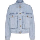 VERO MODA VMSILKA DNM SHACKET YO367 Dames Denim jas - Light Blue Denim
