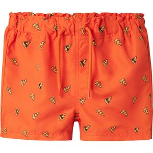 Name It mini jongens zwemshort ZEUS Red Orange