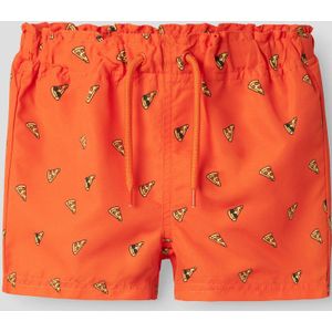 Zwembroek - Geweven Stof - Met Vast Katoenen Koord - 13 cm - Mesh Polyester Voering