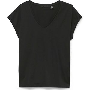 Basic Top - V-Hals - Korte Mouwen - Regular Fit