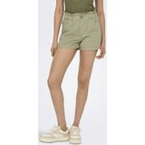 ONLY - ONLNEW CUBA - Bandplooi Jeans - Kaki - Regular Fit