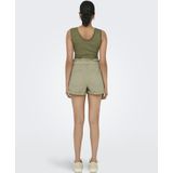 ONLY - ONLNEW CUBA - Bandplooi Jeans - Kaki - Regular Fit