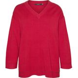 Vmcgold - Gebreide Pullover - V-Hals - Lange Mouwen - Relaxed Fit