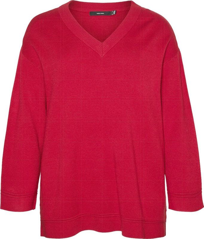 Vmcgold - Gebreide Pullover - V-Hals - Lange Mouwen - Relaxed Fit