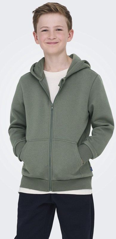 OSJCERES - Sweatvest met Capuchon - Effen Design - Lange Mouwen