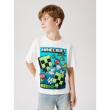 Minecraft - Top - Multicolor - Jersey - O-hals - Korte Mouwen