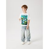 Minecraft - Top - Multicolor - Jersey - O-hals - Korte Mouwen