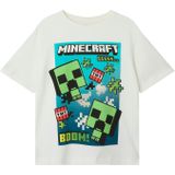 Minecraft - Top - Multicolor - Jersey - O-hals - Korte Mouwen