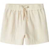 Short - Lichtblauw - Katoen - Verstelbare Taille - Regular Fit