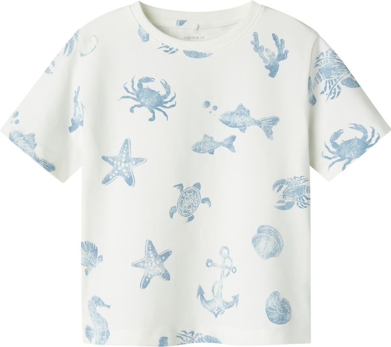 NAME IT - NMMFILLE SS TOP BOX - Jongens - T-shirt - Regular Fit