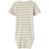 Body - Gestreept - Ribgebreid - Ronde Hals - Korte Mouwen