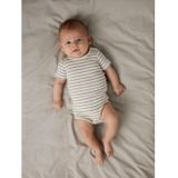Body - Gestreept - Ribgebreid - Ronde Hals - Korte Mouwen