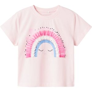NAME IT Meisjes Nmfditto Nreg Ss Top Box, Ballerina, 92